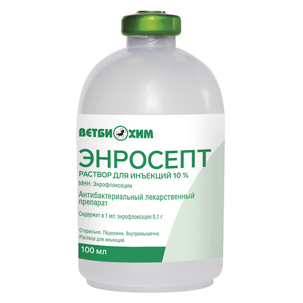 Энросепт раствор для инъекций 5% и 10%