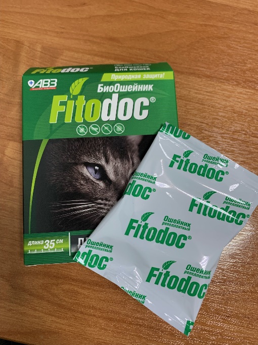 FITODOC® ОШЕЙНИК РЕПЕЛЛЕНТНЫЙ ДЛЯ КОШЕК