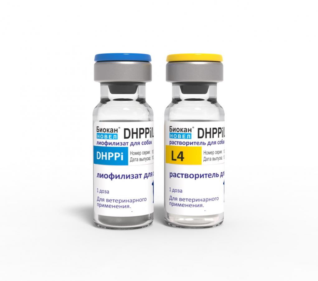 БИОКАН НОВЕЛ DHPPI/L4, ЛИОФИЛИЗАТ И РАСТВОРИТЕЛЬ ДЛЯ ИНЪЕКЦИОННОЙ СУСПЕНЗИИ ДЛЯ СОБАК