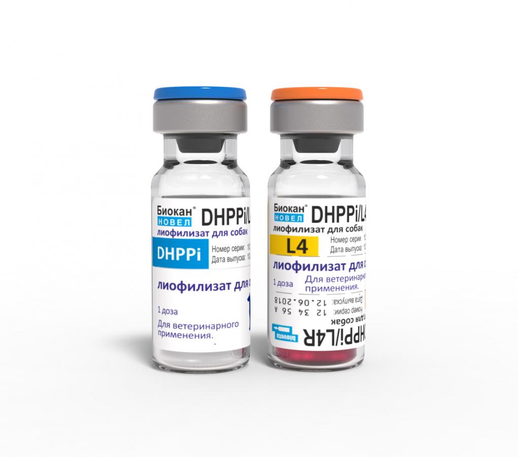 БИОКАН НОВЕЛ DHPPI/L4R, ЛИОФИЛИЗАТ И РАСТВОРИТЕЛЬ ДЛЯ ИНЪЕКЦИОННОЙ СУСПЕНЗИИ ДЛЯ СОБАК