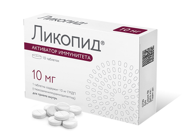 по медицинскому применению лекарственного препарата Ликопид® таблетки 10 мг