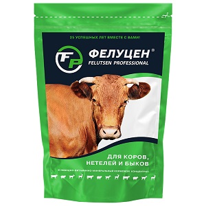 Фелуцен К 1-2 (гранулы) для коров, быков, нетелей 3кг