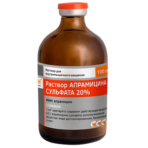 Раствор Апрамицина сульфата 20%