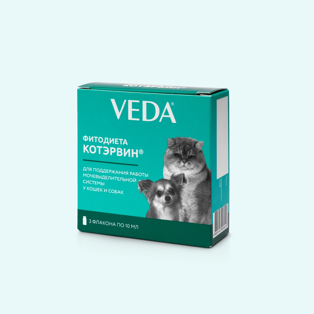 КОТЭРВИН лечение и профилактика урологического синдрома и мочекаменной болезни для кошек